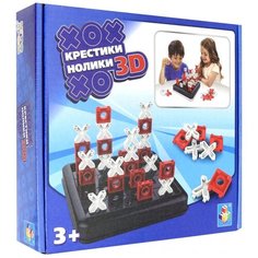 Настольная игра 1 TOY Крестики-нолики 3D