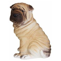 Игрушка для ванной ОГОНЁК Собака Шарпей (С-690) коричневый