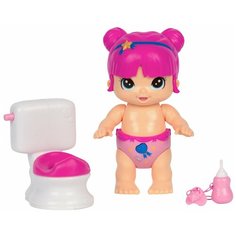 Интерактивная кукла Moose Bizzy Bubs Хлоя с горшком, 13 см, 28754