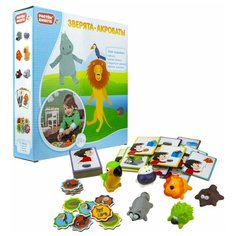 Настольная игра 1 TOY Растем вместе. Зверята-акробаты