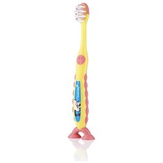 Зубная щетка Brush Baby FlossBrush 3-6 лет, yellow