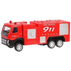 Пожарный автомобиль Пламенный мотор 870410 1:72, 12 см, красный