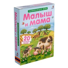 Набор карточек Робинс Малыш и мама 16x11 см 21 шт.