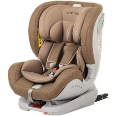 Автокресло группа 0/1/2 (до 25 кг) TOREGO Drive Isofix, коричневый/лен