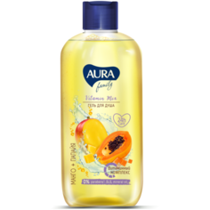Гель для душа Aura Манго и папайя, 400 мл
