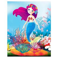 Рыжий кот Картина по номерам "Милая русалка" 40х50 см (Х-3691)