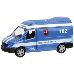 Микроавтобус Пламенный мотор Полиция Дежурная часть (870362), 11 см, синий
