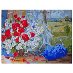 Color Kit Картина по номерам "Полевые цветы" 40х50 см (CG654)