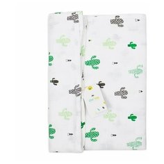 Многоразовые пеленки GlorYes! муслин 130х130 кактусы
