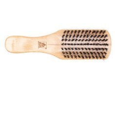 Щетка для усов, бороды и волос головы DEWAL CO-28 Barber Style, натуральная щетина, 7-рядная