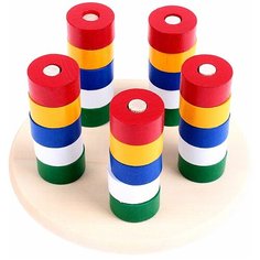 Пирамидка RNToys цвет и счет Д-430