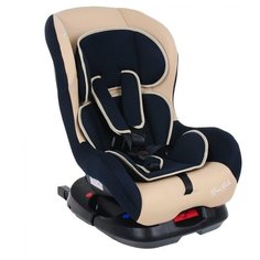 Автокресло группа 0/1 (до 18 кг) BamBola Bambino Isofix, темно-синий/бежевый