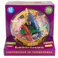 Головоломка Лабиринтус 17 см 118 шагов (LB1701) разноцветный