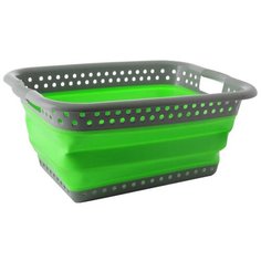 BRADEX Корзина складная 37 л, 60х45х28 зеленый