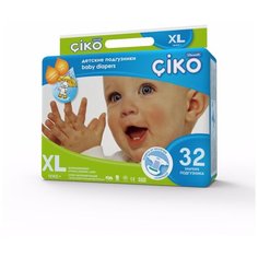 Ciko подгузники XL (12+ кг) 32 шт.