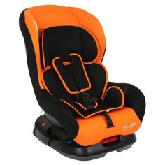 Автокресло группа 0/1 (до 18 кг) BamBola Bambino, чёрный/оранжевый