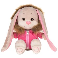 Мягкая игрушка Jack & Lin Зайка Лин в розовой зимней куртке 25 см