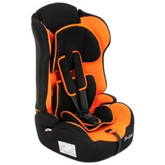 Автокресло группа 1/2/3 (9-36 кг) BamBola Primo, черный/оранжевый