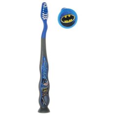 Зубная щетка Dr. Fresh Batman Travel Kit BM-3 3+, синий/серый