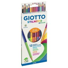 GIOTTO Цветные карандаши Stilnovo Bicolor 24 цвета (256900)