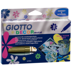 GIOTTO Набор фломастеров Decor Metal, 5 шт. (452900)