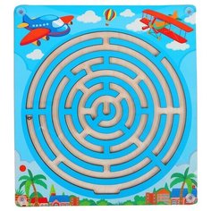 Головоломка Мастер игрушек Лабиринт с шариком В облаках (IG0194) голубой