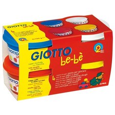Масса для лепки GIOTTO Вe-be 4 цвета по 100г (464901)