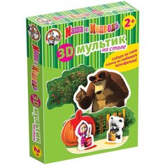 3D-пазл Десятое королевство Краски с Машей и Медведем (01437), 7 дет.
