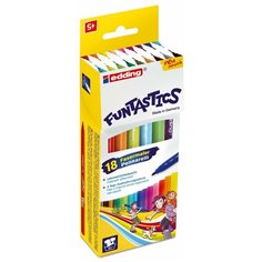 Edding Фломастеры "15-Funtastics" 1 мм, 18 шт. разноцветные
