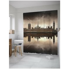 Штора для ванной JoyArty Грозовой Лондон 180х200 (sc-9397)