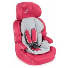 Автокресло группа 1/2/3 (9-36 кг) Lider Kids City Travel Denim, красный/серый