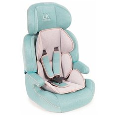 Автокресло группа 1/2/3 (9-36 кг) Lider Kids City Travel Denim, светло-зеленый/серый