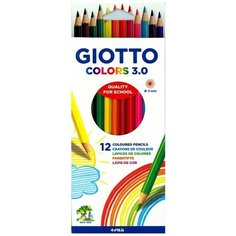 GIOTTO Цветные карандаши Colors 3.0 12 цветов (276600)