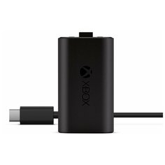 Microsoft Аккумулятор с кабелем зарядки USB Type-C для геймпада Xbox Series S/Series X/One черный