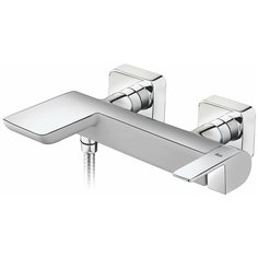 Смеситель для ванны с подключением душа TEKA Formentera 62.121.02.0xC однорычажный белый/хром