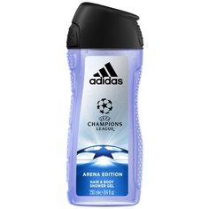 Гель для душа и шампунь Adidas UEFA champions league Arena edition, 250 мл