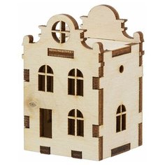 Mr. Carving Заготовка для декорирования Домик "Амстердам" №1 ВД-564 бежевый/коричневый