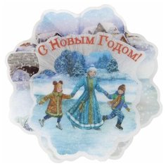 Панно Феникс Present Зимние забавы 13.2 x 13.2 x 3 см