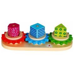 Пирамидка-сортер Bino Колесо тройное