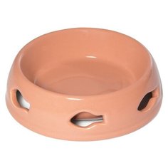 Миска Triol керамическая Коралл 120 мл коралловый