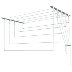 Сушилка для белья Рыжий кот потолочная 1,5 м (5 стержней), серебристый