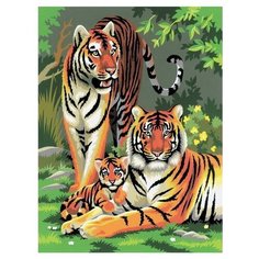 Royal & Langnickel Картина по номерам "Тигры" 22х29 см (PJS 27)