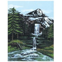 Royal & Langnickel Картина по номерам на холсте "Горный водопад" 22х30 см (PCS1)