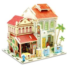 Сборная модель REZARK Домики Сингапура. Мини-отель SING-001