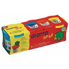 Масса для лепки GIOTTO Вe-be 3 цвета по 220г (463100)