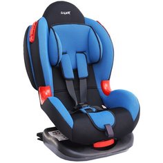 Автокресло группа 1/2 (9-25 кг) Siger Кокон-Isofix, синий
