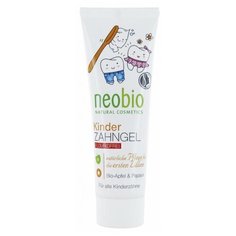 Зубная паста Neobio Био-яблоко и папайя 0+, 50 мл