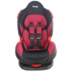 Автокресло группа 1/2 (9-25 кг) Kenga BS02 SA, черный/красный