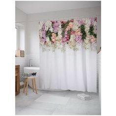 Штора для ванной JoyArty Весенняя сирень 180х200 (sc-76517630)