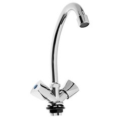 Смеситель для кухни (мойки) Cron CN4011-2-K двухрычажный хром